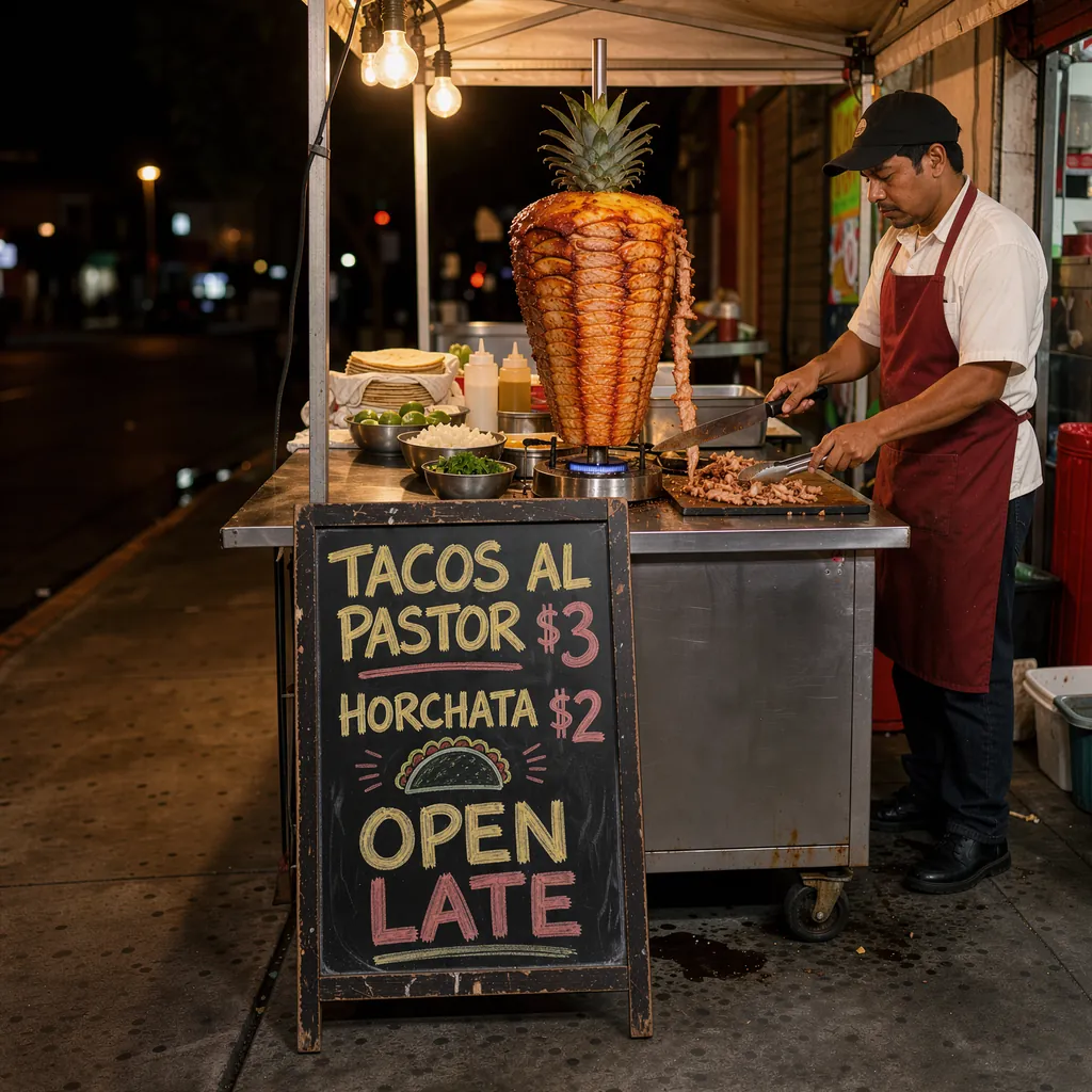 Flux 3 Image result for the taco stand chalkboard prompt