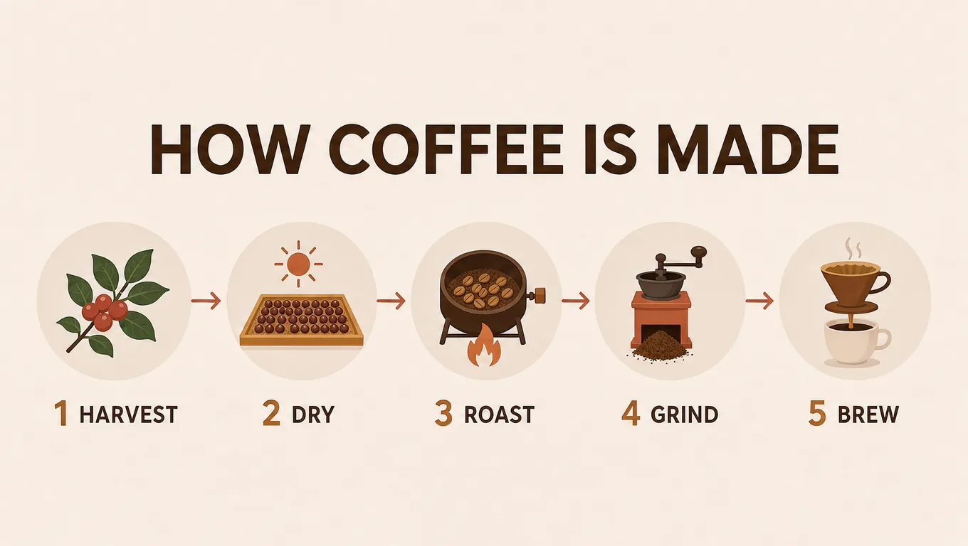 Step-by-step infographic