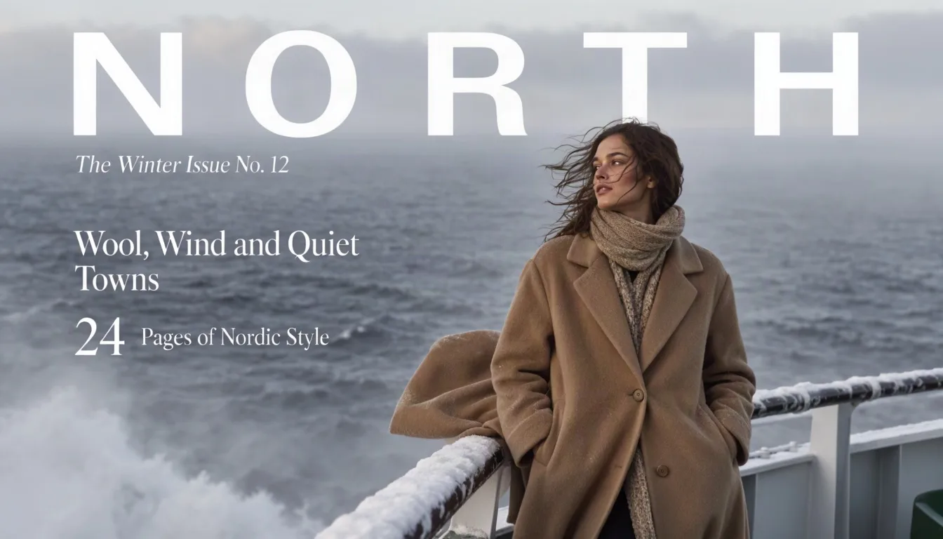 Magazine cover with cover lines
