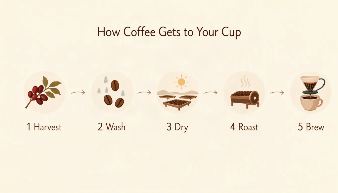 Step-by-step infographic