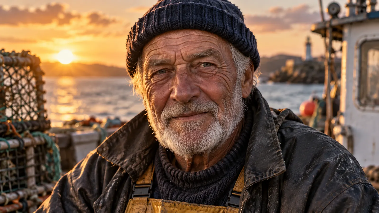 Golden-hour portrait