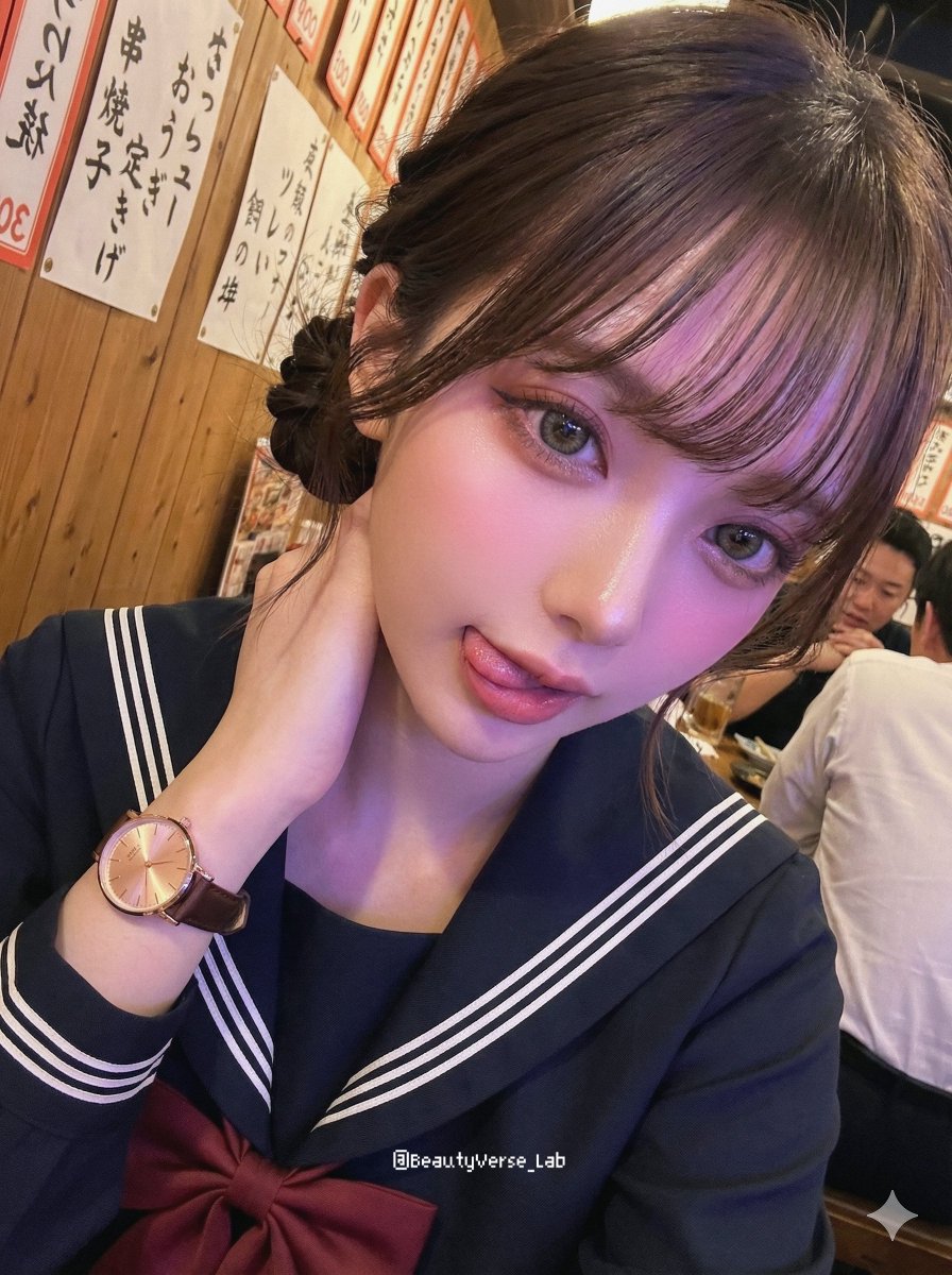 Girl Sticking Out Tongue