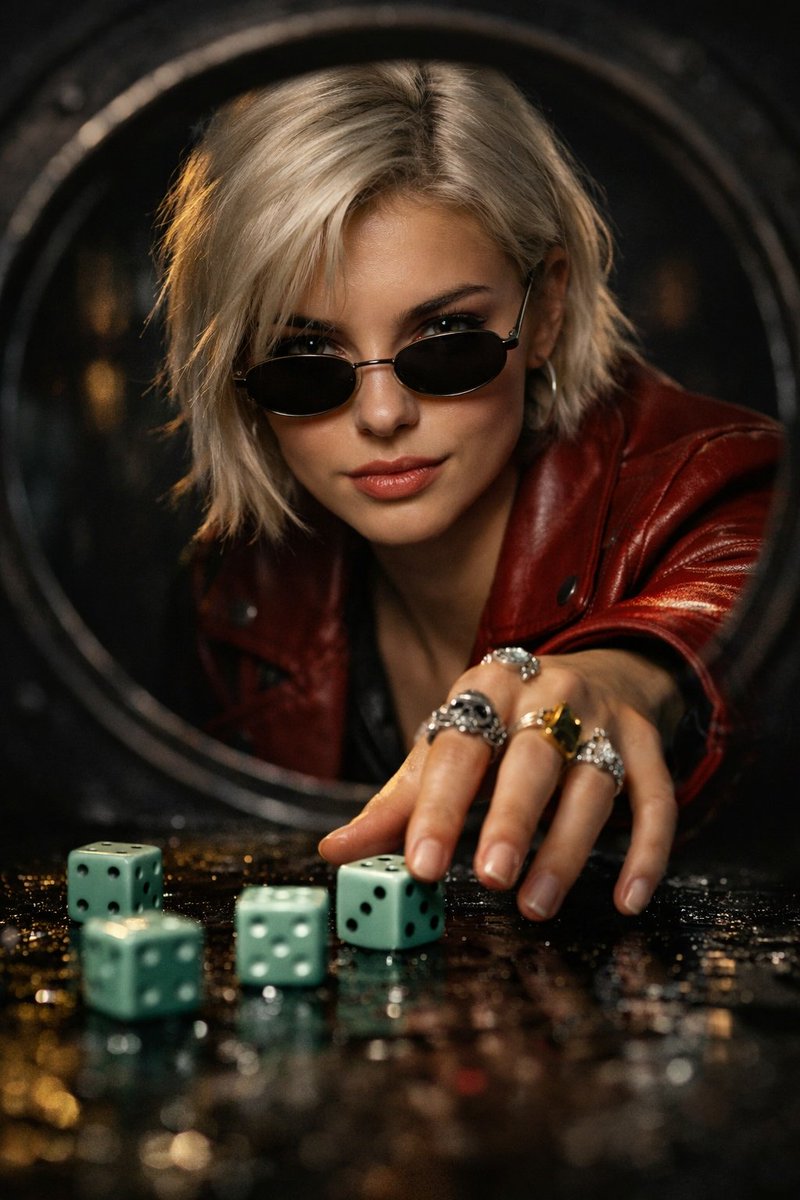 Gaze Behind the Door: Neo-Noir Portrait