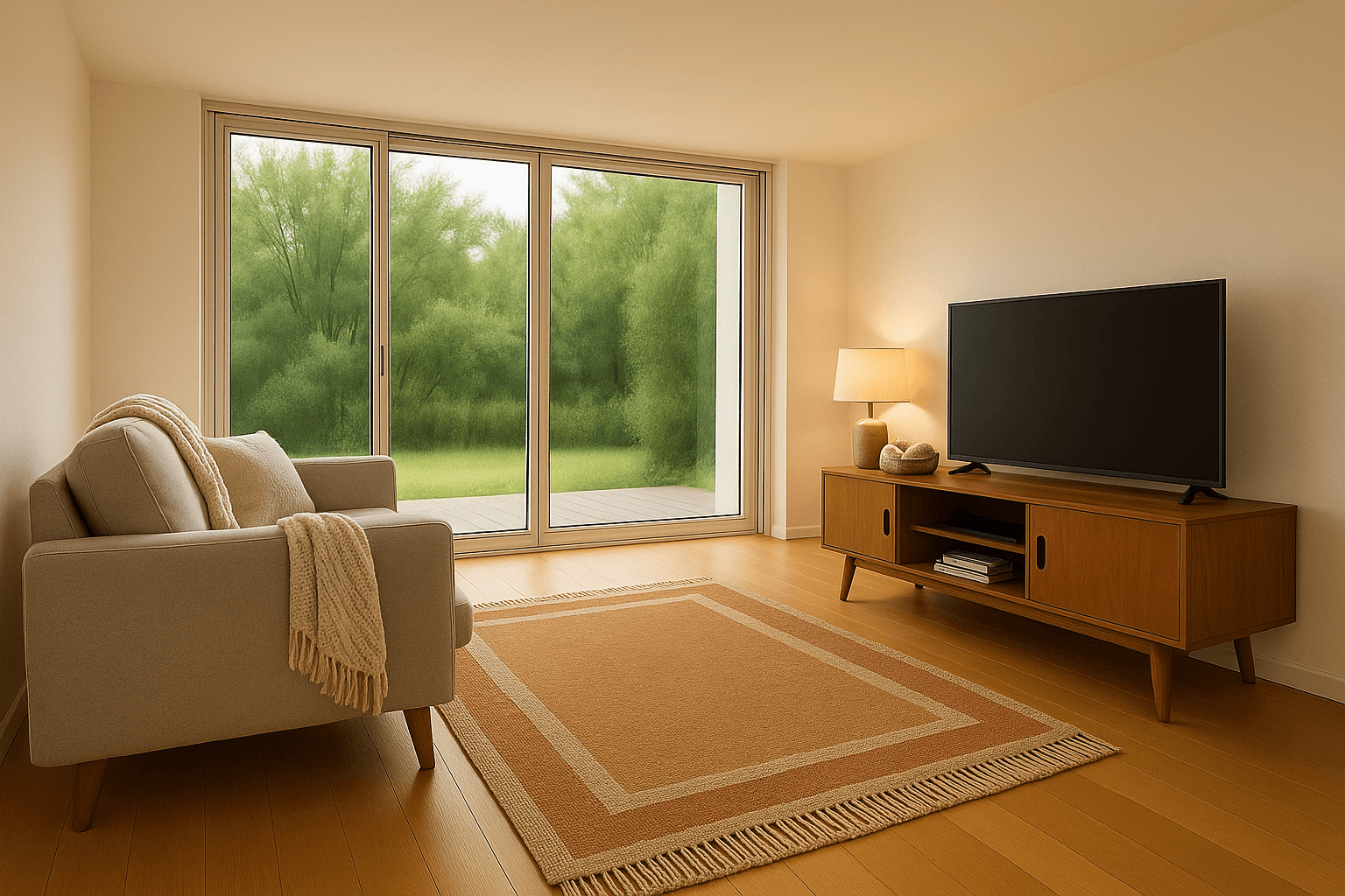 Cozy Living Room Ambience