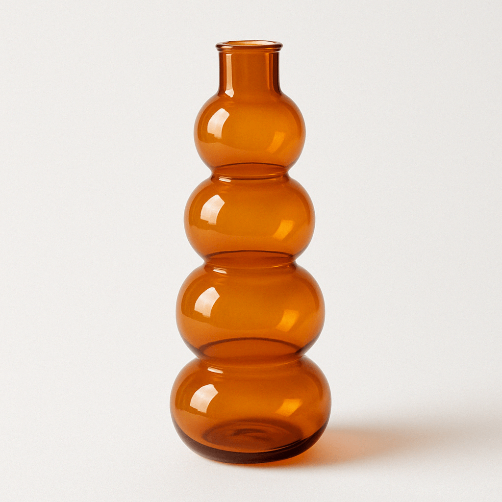 Glass Vase Design Amber Sphere