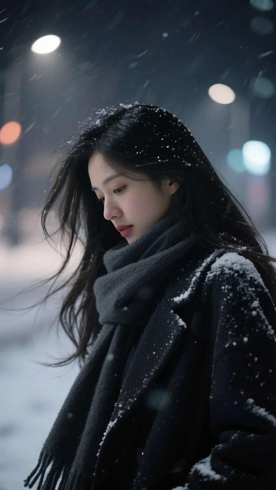 Snowy Night Profile