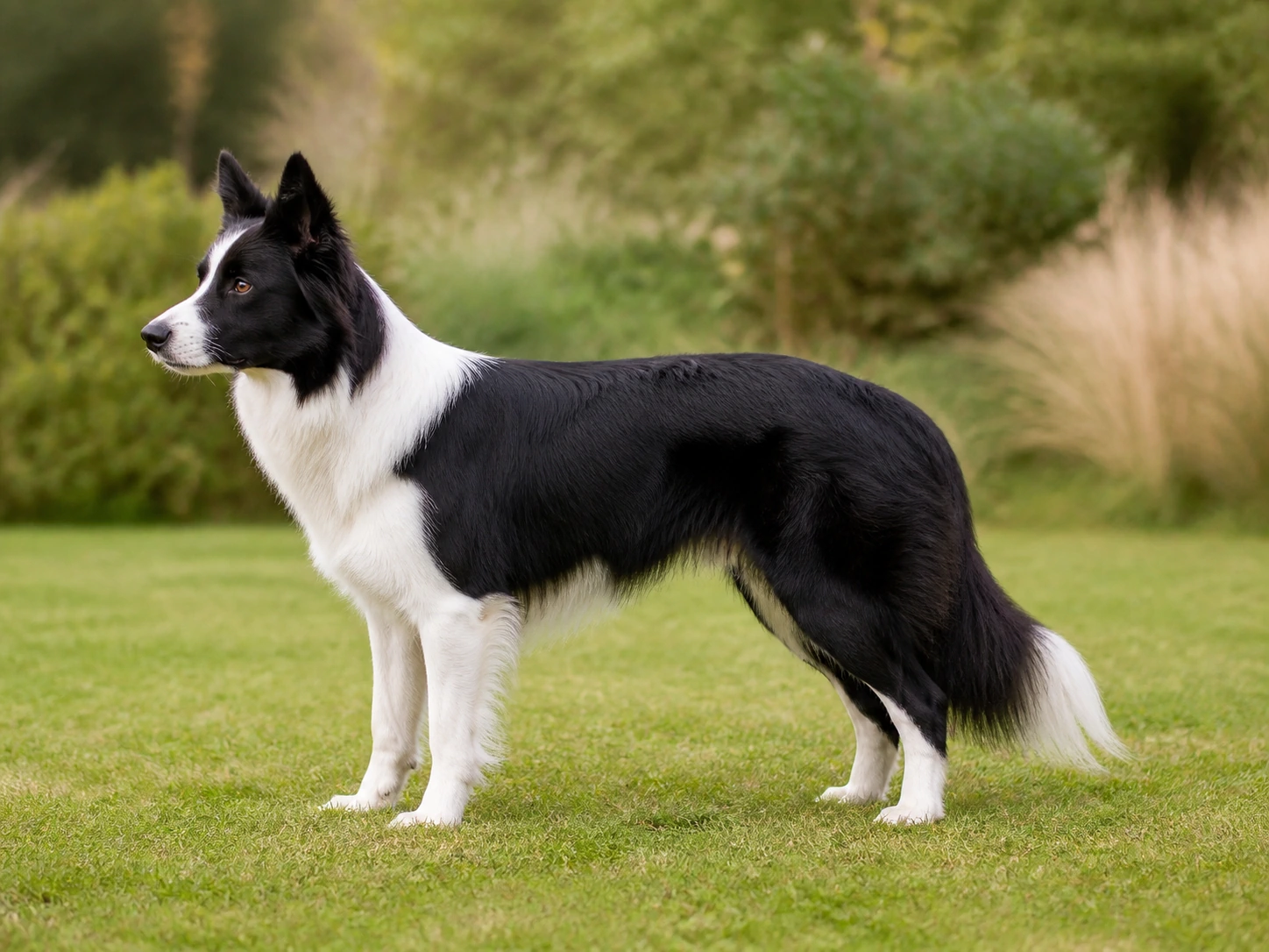 Dog photo before silhouette conversion