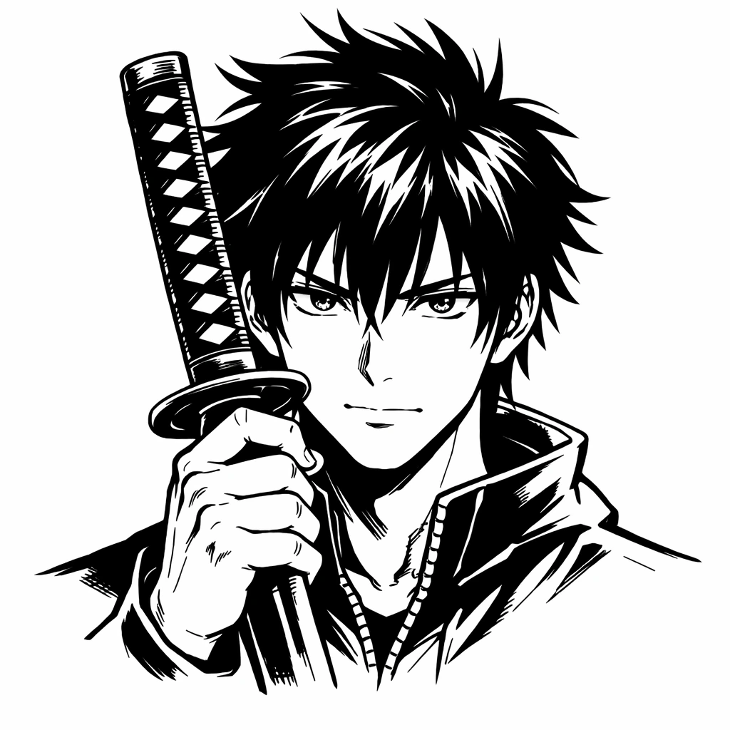 Manga White Background